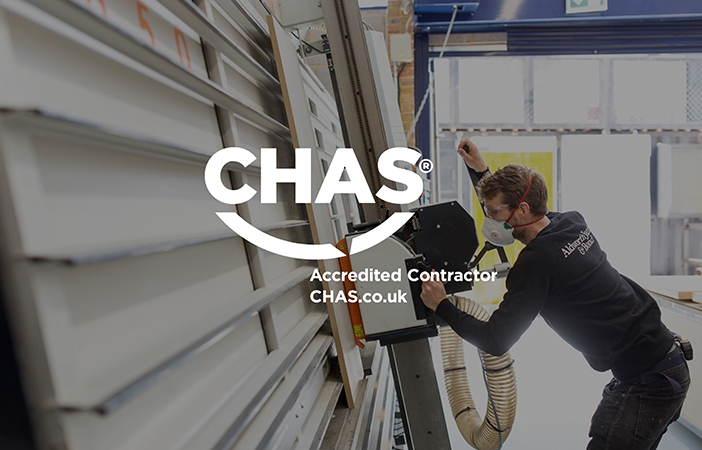 Aldworth James & Bond is now a CHAS accredited contractor.