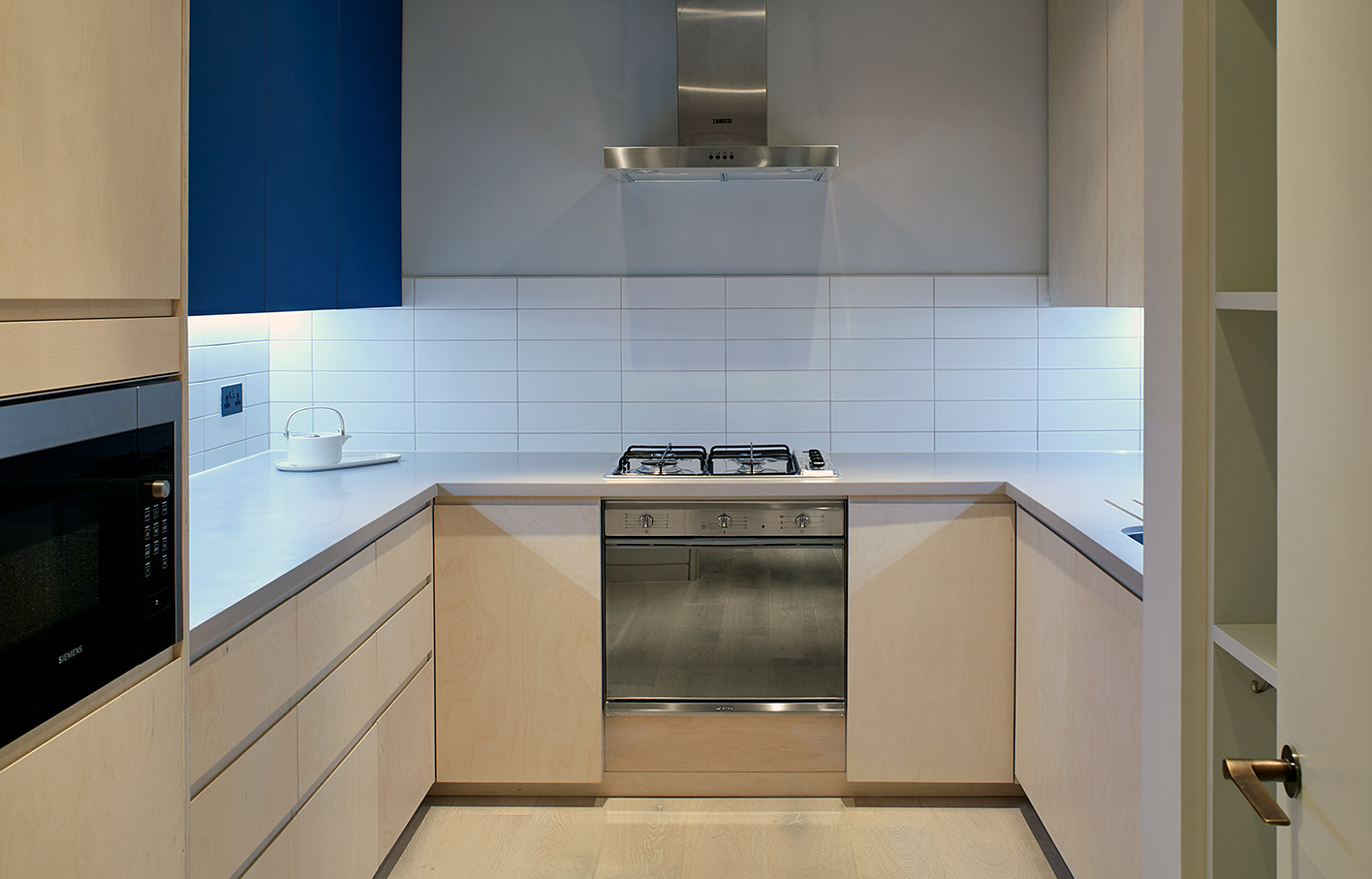 Aldworth James & Bond | Bermondsey Apartment | Kitchen with Corian worktop