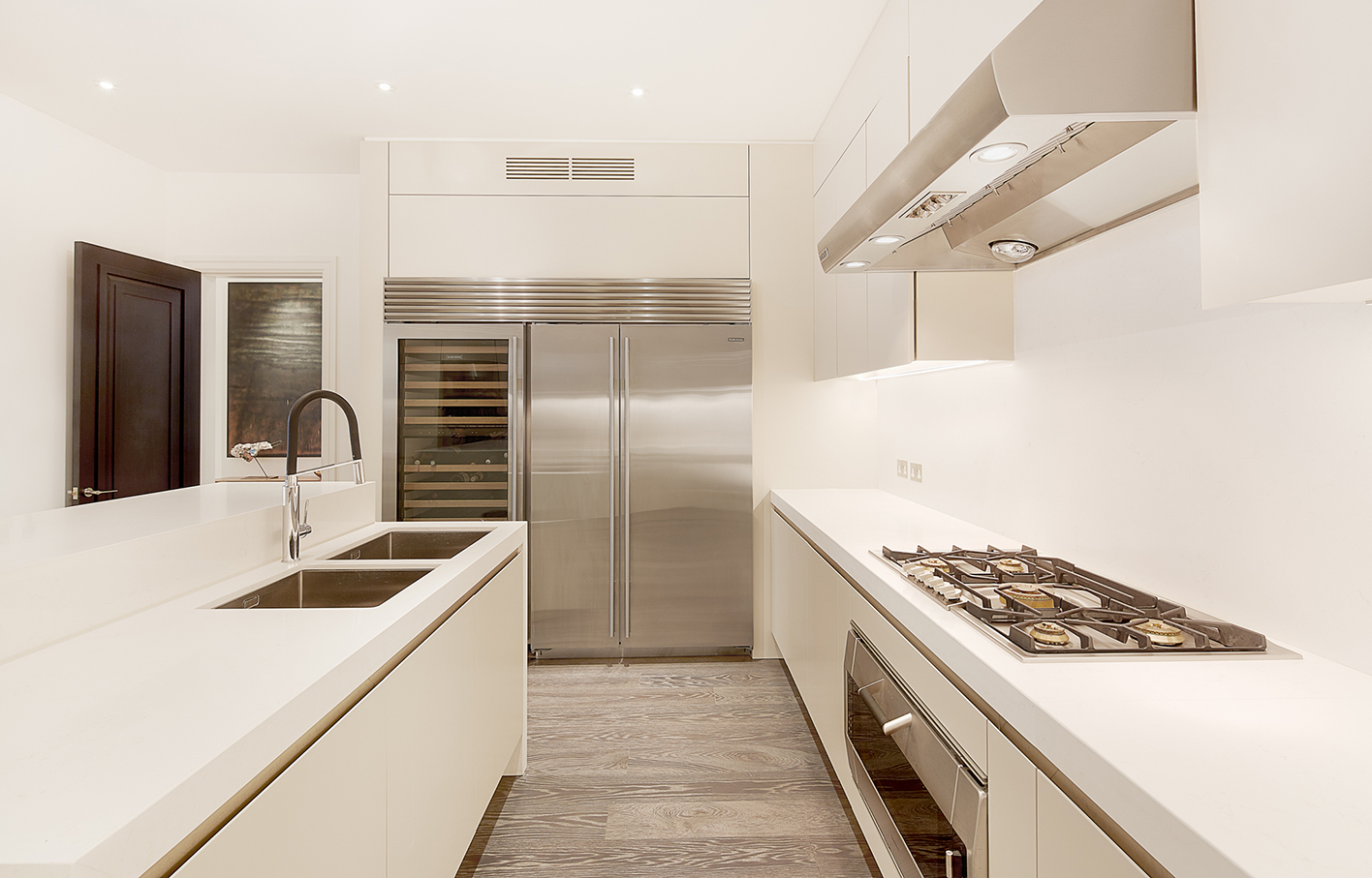 Aldworth James & Bond | Chelsea Residence | Kitchen with in-built Gaggenau appliances