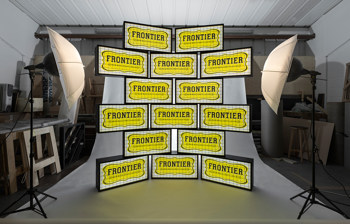 Aldworth James & Bond | Frontier Light Boxes for Fuller's