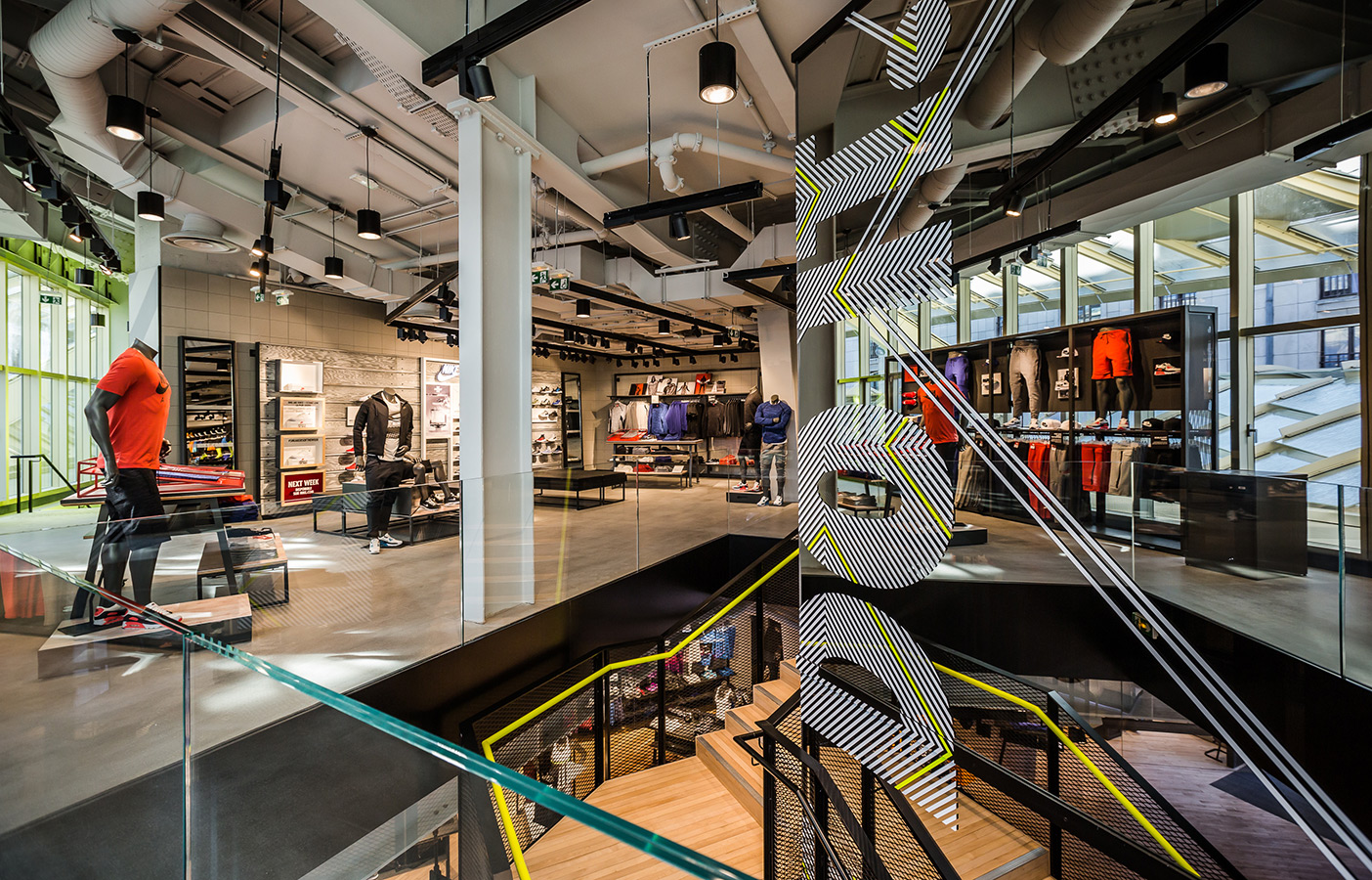Aldworth James & Bond | Nike Store Les Halles - vinyl graphics + installation