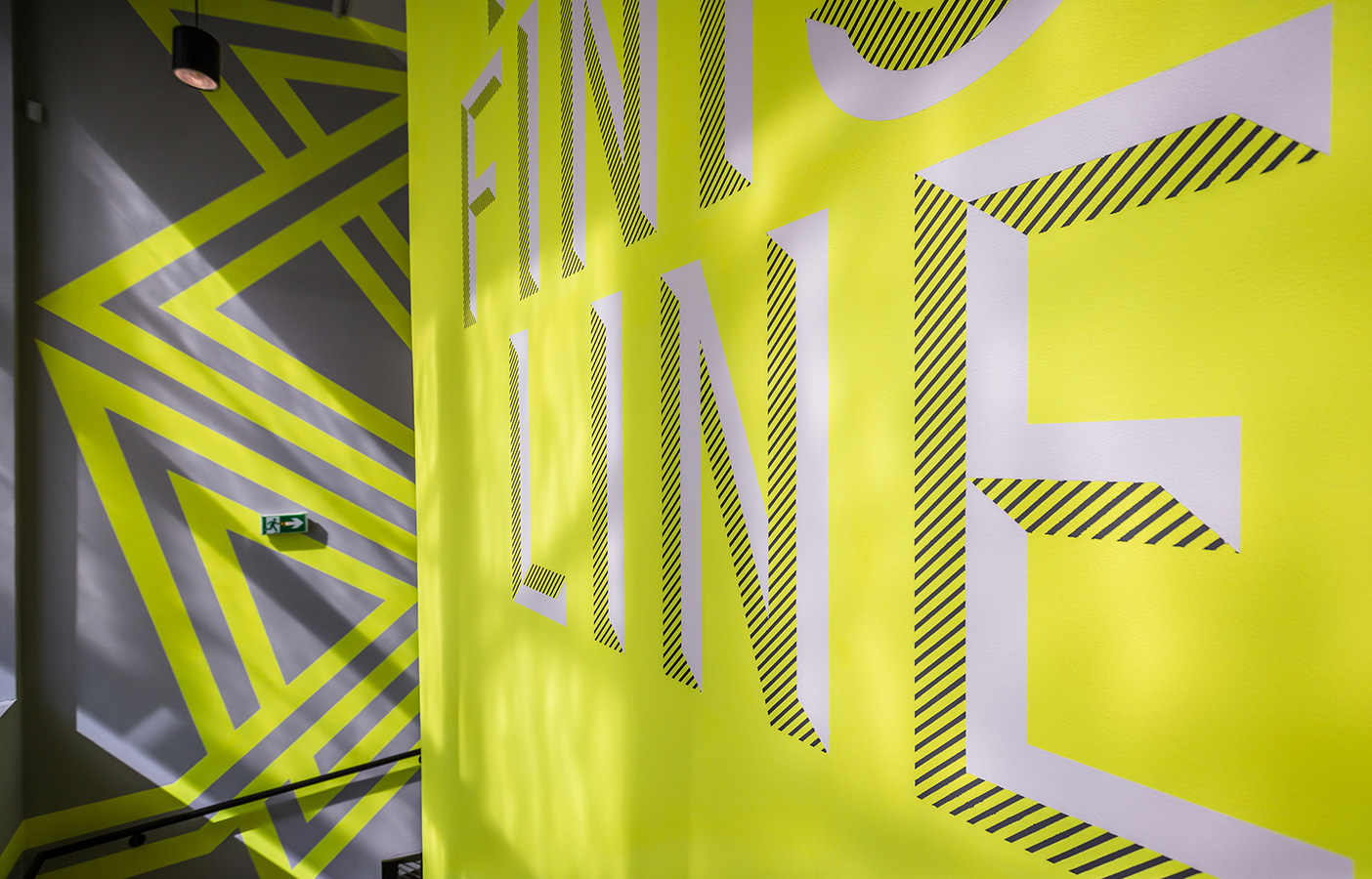 Aldworth James & Bond | Nike Store Les Halles, Paris - staircase decoration detail