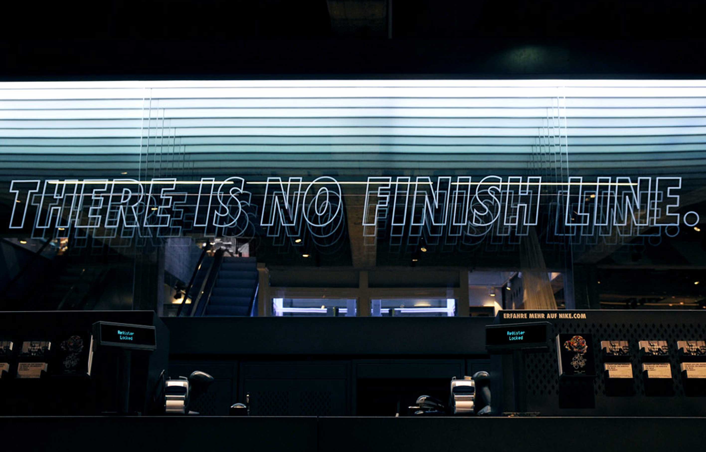 Aldworth James & Bond | Nike Store Berlin - 'There Is No Finish Line'