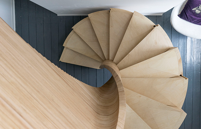 Aldworth James & Bond | Plywood Staircase | Highly commended in 2017 Wood Awards