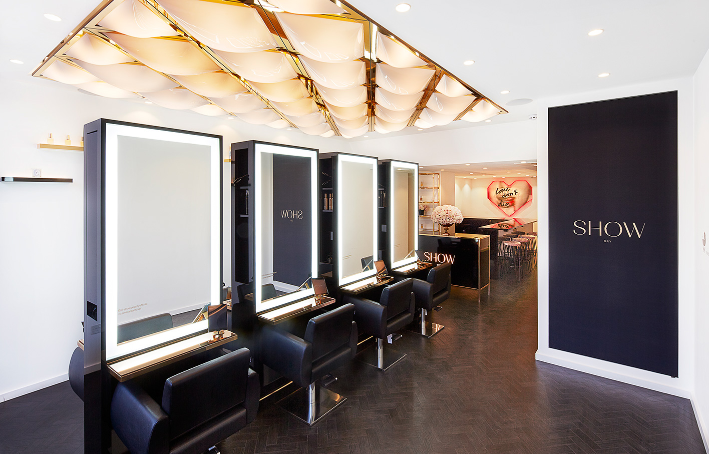 Aldworth James & Bond | SHOW Dry Wimbledon luxury salon interior