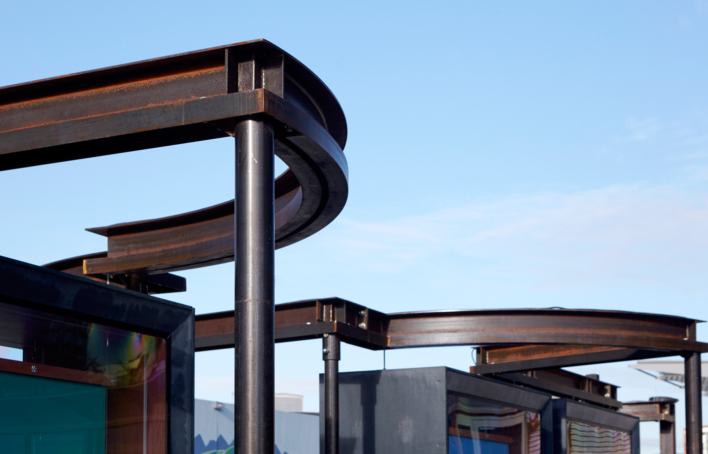 Aldworth James & Bond | RCA Wembley Windows - metal fabrication for an art installation 