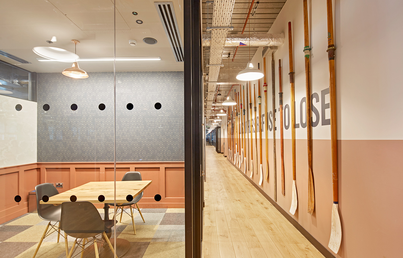 Aldworth James & Bond | WeWork Waterhouse Square - meeting room panelling